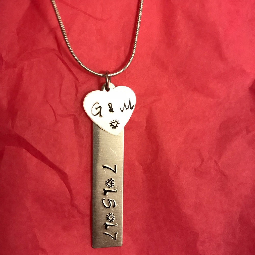 Hand stamped jewelry